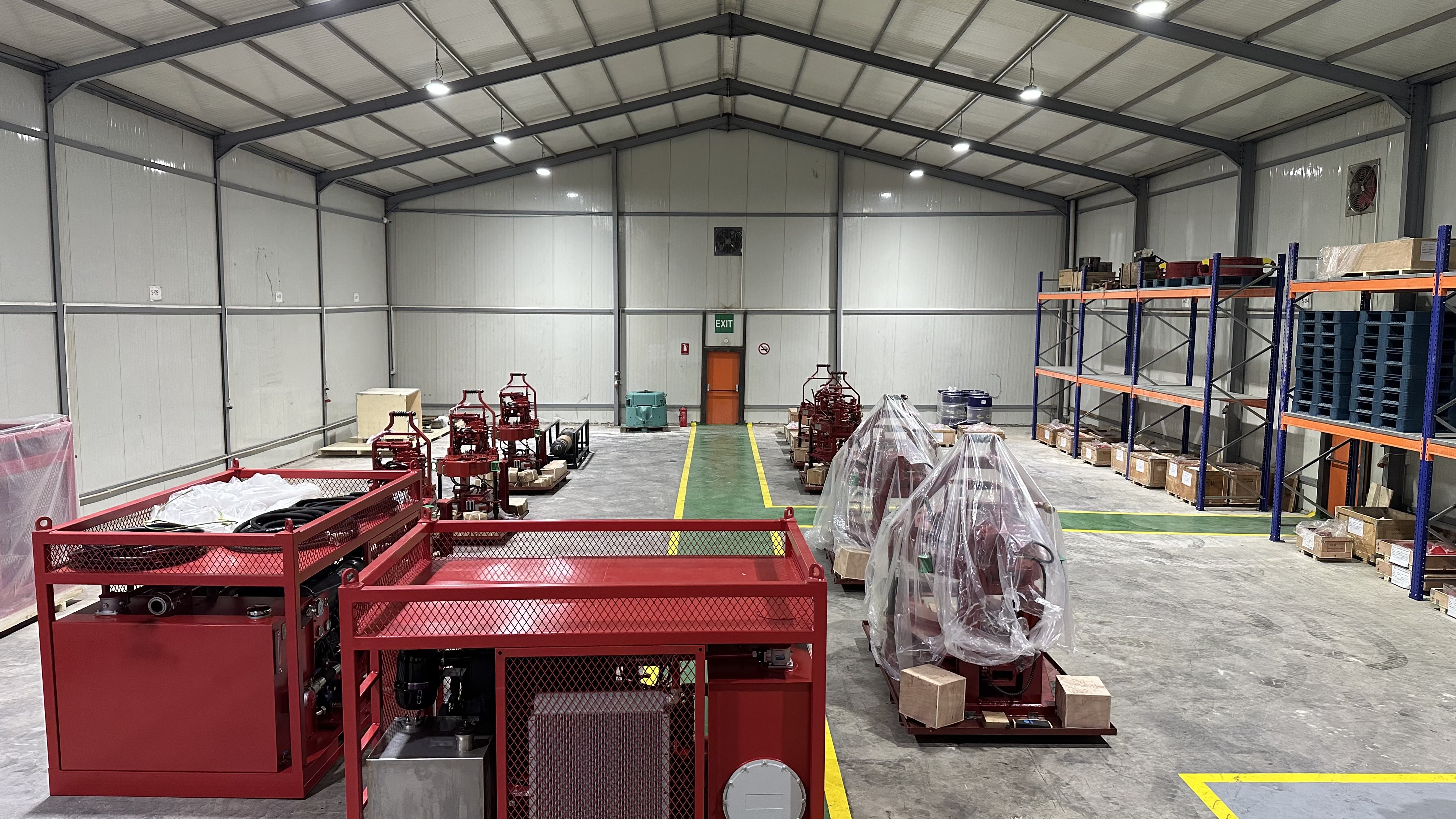 Galiska tubular running equipment staged in the workshop